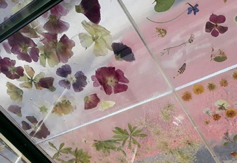 Στάση τραμ γίνεται μουσείο λουλουδιών