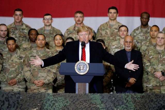 ΗΠΑ : Αιφνίδια επίσκεψη του Ντόναλντ Τραμπ στο Αφγανιστάν