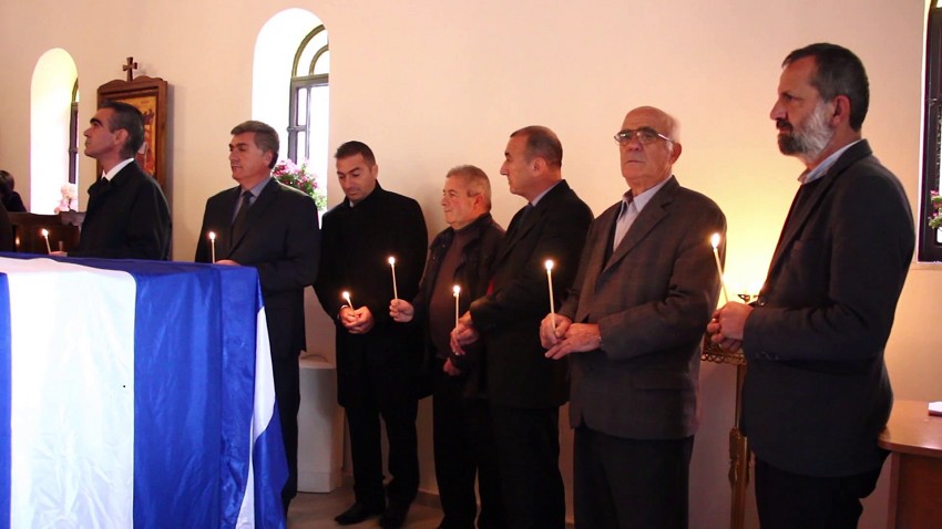 Ταφή οστών 193 Ελλήνων πεσόντων στην Αλβανία