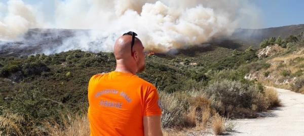 Ζάκυνθος : Σε περίπου 7.500 στρέμματα ανέρχεται η καμένη δασική έκταση φέτος