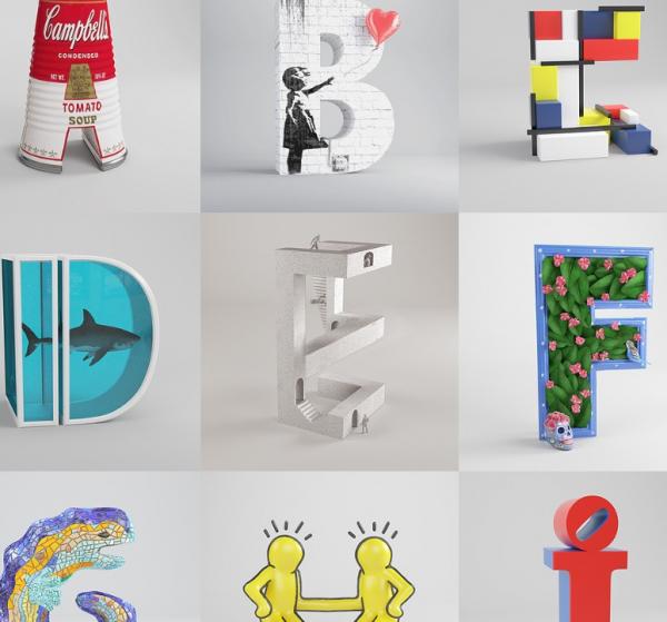 «Art-phabet» : Ένα αλφάβητο από έργα σύγχρονης τέχνης