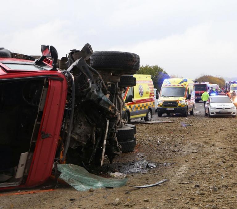 Σλοβακία : Τουλάχιστον 13 νεκροί σε σύγκρουση λεωφορείου με φορτηγό