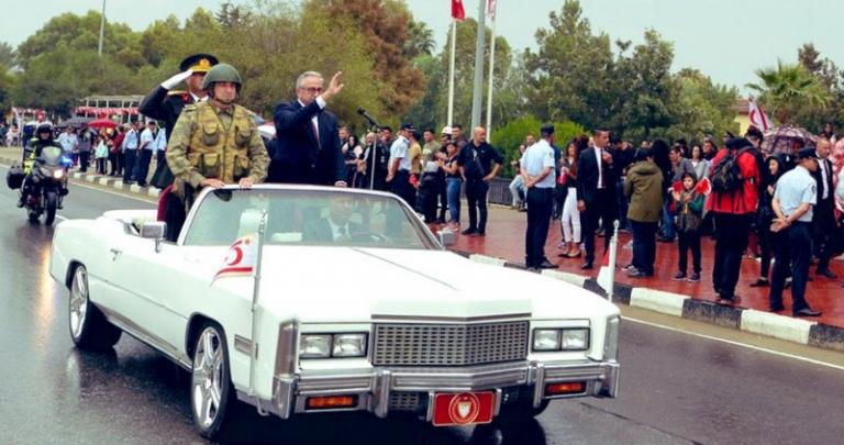 Κατεχόμενα : Προκλητική παρέλαση για τα 36 χρόνια του ψευδοκράτους