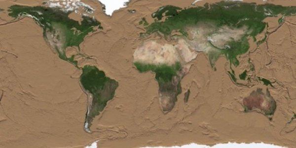 Πώς θα έμοιαζε η Γη εάν στέρευαν οι ωκεανοί – Απίστευτες εικόνες