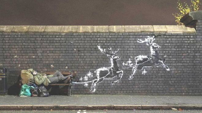 Banksy : Αυτό είναι το νέο του έργο