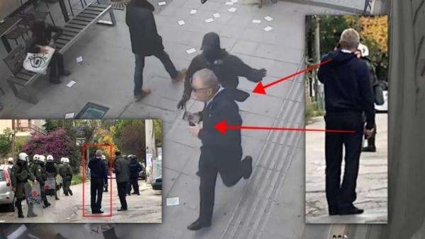 Ellinika Hoaxes : Ο ηλικιωμένος στο Μαρούσι είναι αστυνομικός και όχι πολίτης