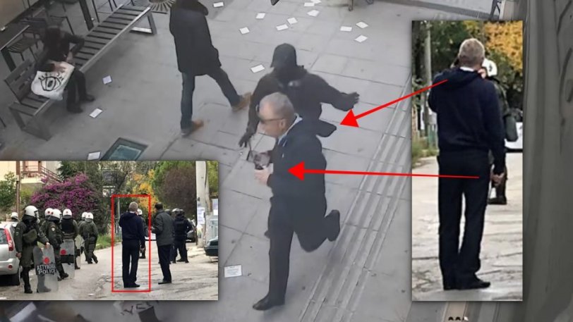 Ellinika Hoaxes : Ο ηλικιωμένος στο Μαρούσι είναι αστυνομικός και όχι πολίτης