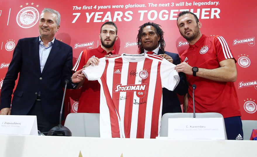 Ολυμπιακός και Stoiximan συνεχίζουν μαζί για νέες επιτυχίες