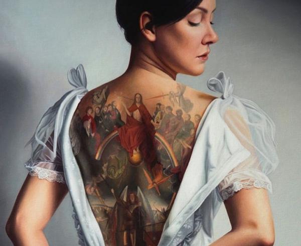 Εντυπωσιακά τατουάζ ή πίνακες ζωγραφικής;