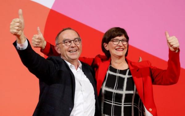 Γερμανία : Αντιδράσεις για τη νέα ηγεσία του SPD