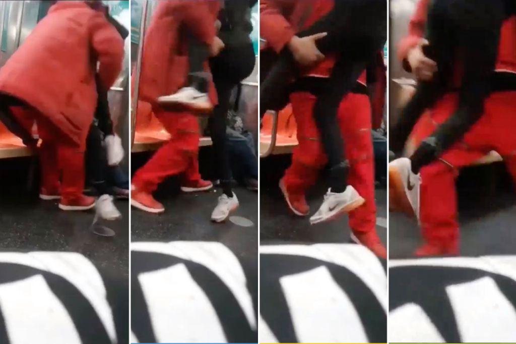 Σοκαριστικό βίντεο : Άντρας προσπαθεί να απαγάγει κοπέλα από βαγόνι του μετρό
