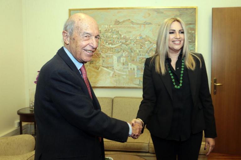 Συνάντηση Γεννηματά – Σημίτη για τα ελληνοτουρκικά