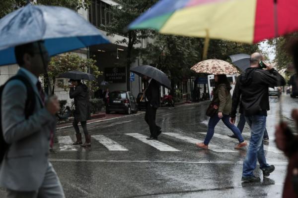Κακοκαιρία «Ετεοκλής» : Ισχυρές βροχοπτώσεις και στην Αττική