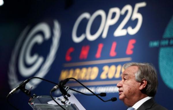 COP25 : Απογοητευμένος ο Γκουτέρες – «Χάθηκε ακόμα μια ευκαιρία»