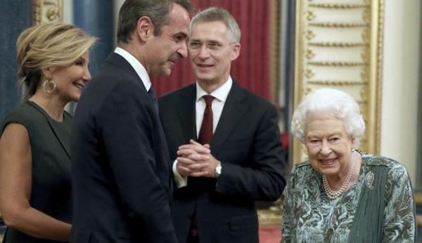 Στο παλάτι του Μπάκιγχαμ ο Κυριάκος Μητσοτάκης