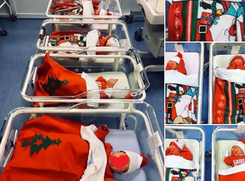 Τα μωράκια στο Αρεταίειο είναι ντυμένα στο… πνεύμα των Χριστουγέννων