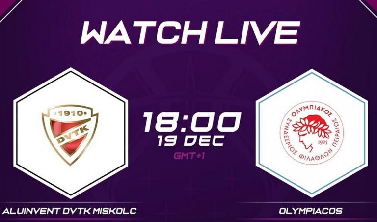 Έτσι θα δείτε το Μίσκολτς – Ολυμπιακός