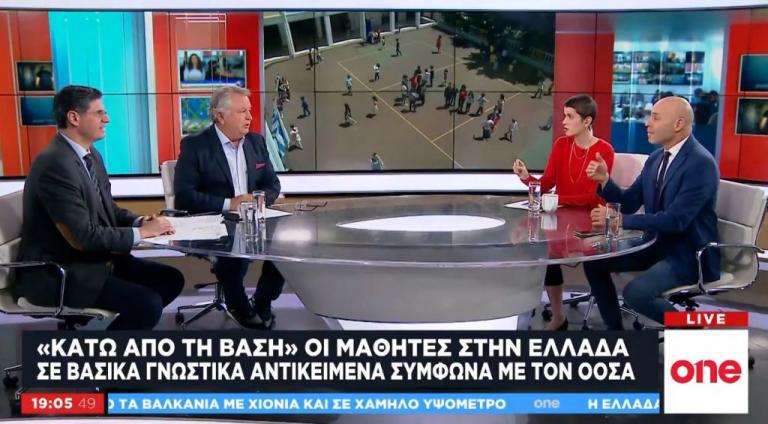 Αντιπαράθεση για εξωτερική πολιτική και Παιδεία: Γ. Αμυράς και Δ. Καλαματιανός στο One Channel