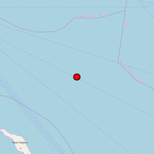 Σεισμός 4,1 Ρίχτερ με μεγάλο εστιακό βάθος ανοιχτά του Σουνίου
