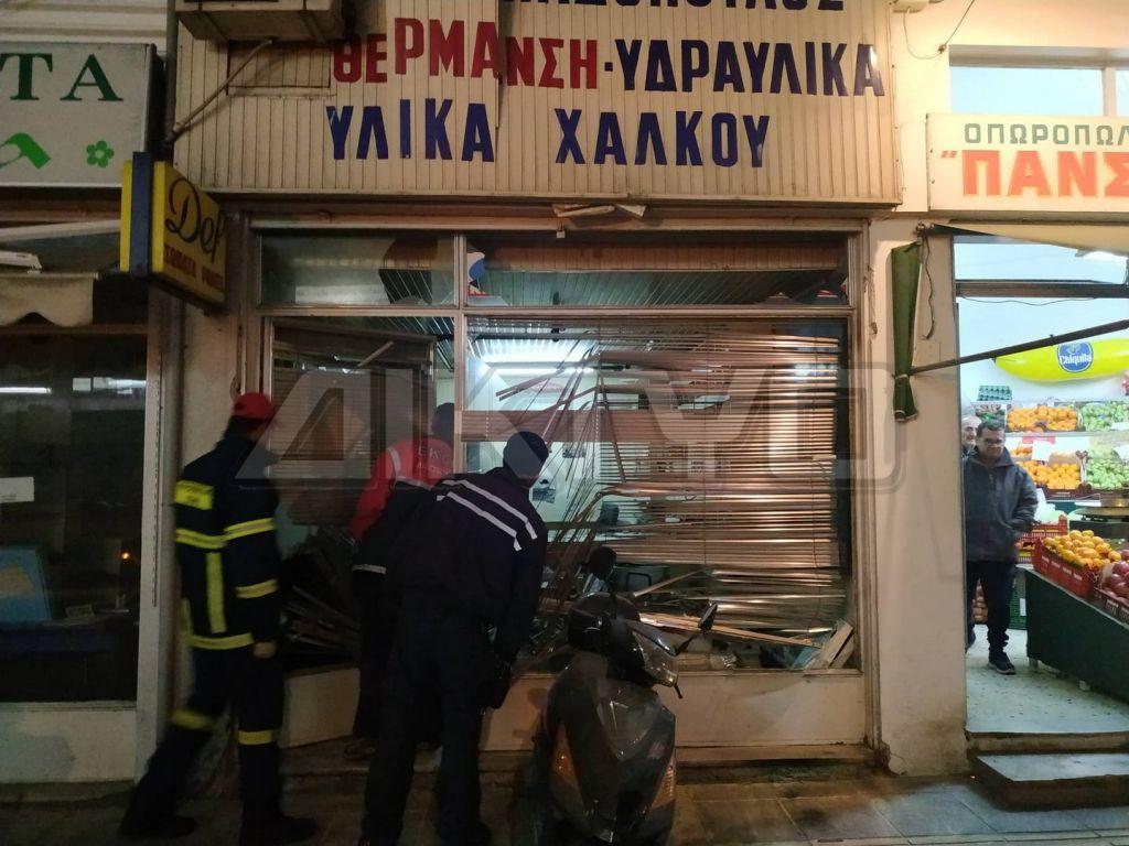Σέρρες : Ισχυρή έκρηξη σε κατάστημα – Εκσφενδονίστηκε βαρέλι (εικόνες)