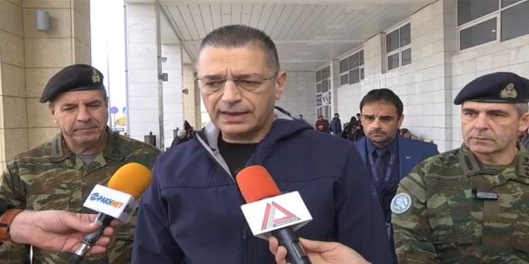 Επιθεώρηση του Αλκιβιάδη Στεφανή στον Έβρο για τη διαχείριση του μεταναστευτικού