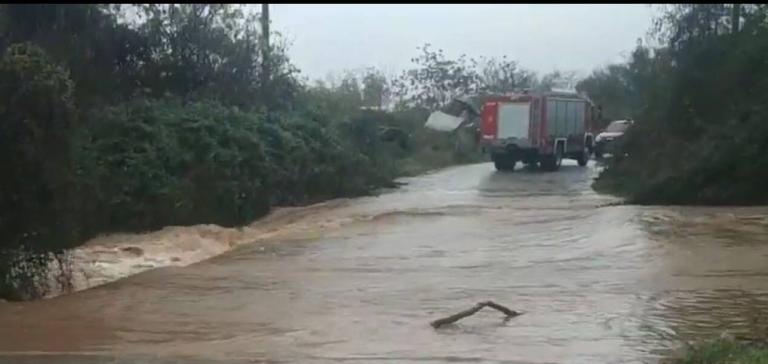 Βέροια : Σώος και αβλαβής ο οδηγός που παρασύρθηκε από χείμαρρο