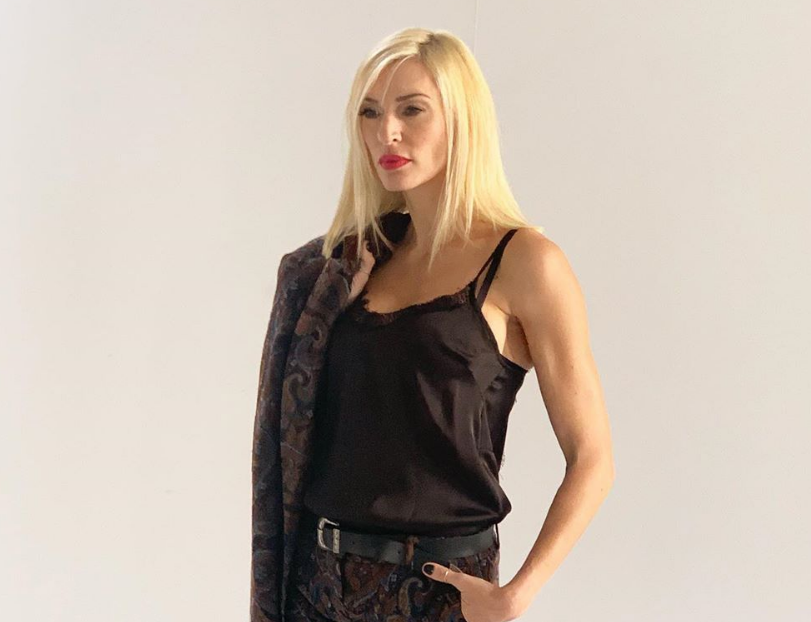 Η Ζέτα Δούκα σε ένα σπάνιο στιγμιότυπο