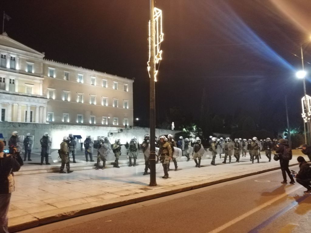 Πορεία Γρηγορόπουλου: «Αστακός» η Βουλή - Έντονη αστυνομική παρουσία στο κέντρο
