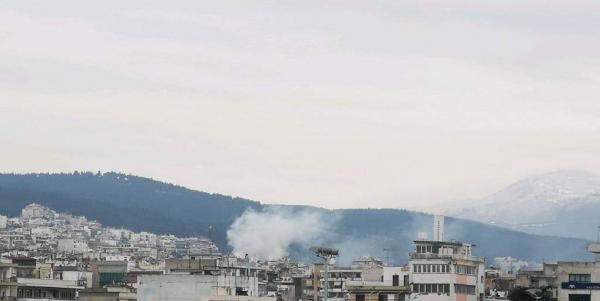 Φωτιά στην Άνω Πόλη Θεσσαλονίκης
