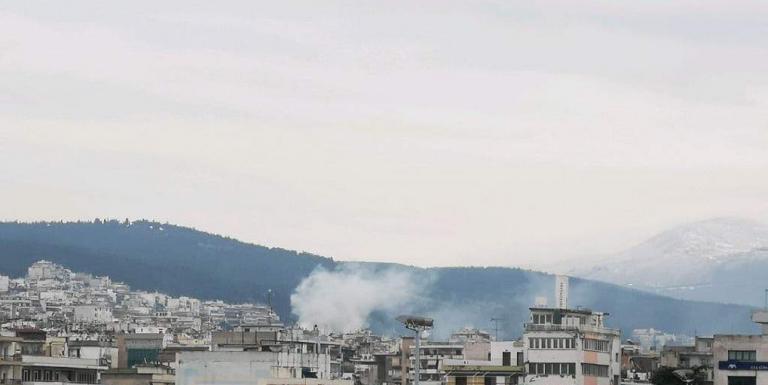 Φωτιά στην Άνω Πόλη Θεσσαλονίκης