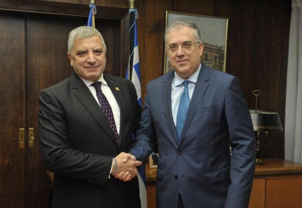 Συνάντηση Θεοδωρικάκου – Πατούλη για τη διαχείριση των στερεών αποβλήτων