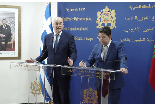 Δένδιας από Μαρόκο : Άνευ προηγουμένου οι προκλήσεις της Τουρκίας στη Λιβύη