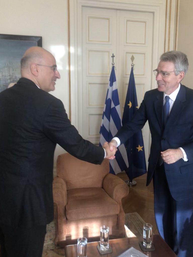 Τζέφρι Πάιατ : Εξαιρετική η συνάντηση με τον Νίκο Δένδια