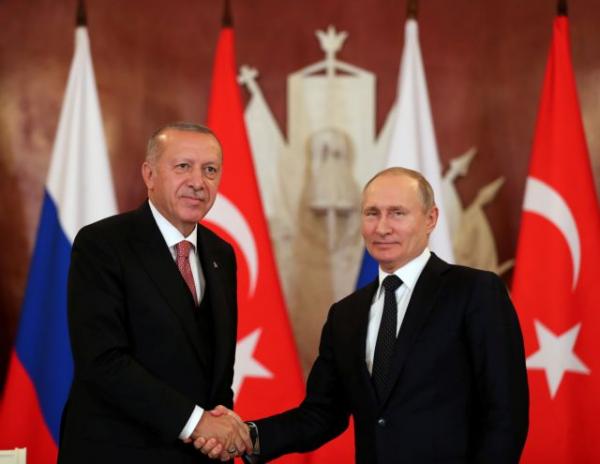 Πούτιν και Ερντογάν εγκαινιάζουν τον Turkish Stream – Συνομιλίες για Λιβύη και Συρία