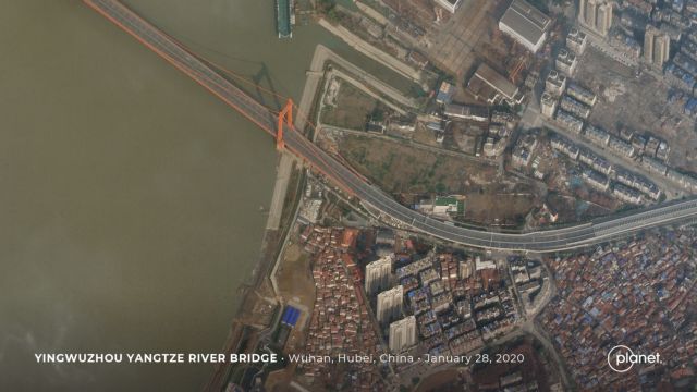Κοροναϊός : Φωτογραφίες δορυφόρου αποτυπώνουν την «ερημία» της Ουχάν