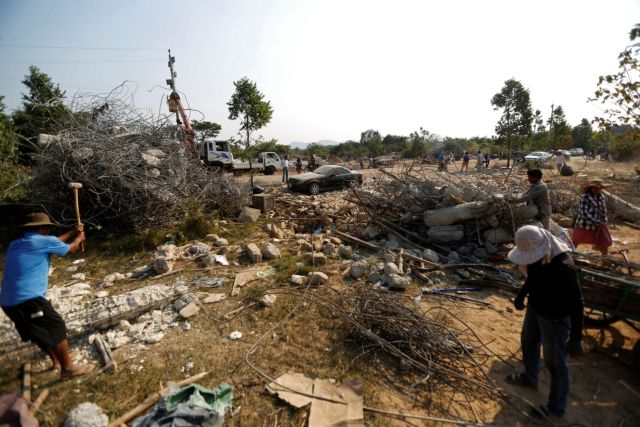 Καμπότζη: Τριάντα έξι νεκροί από την κατάρρευση κτιρίου