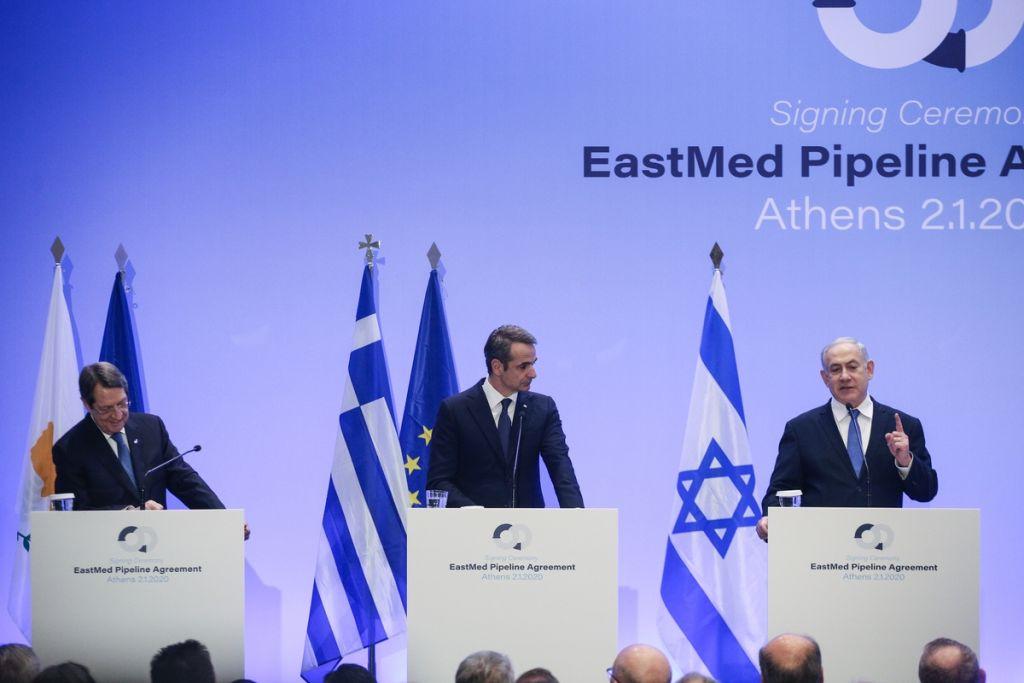 Μητσοτάκης – Νετανιάχου – Αναστασιάδης: «Απειλή για τη σταθερότητα η απόφαση της Τουρκίας για τη Λιβύη»