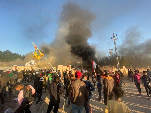 Ιράκ : Επεισοδιακές διαδηλώσεις κατά του Ιράν και των ΗΠΑ