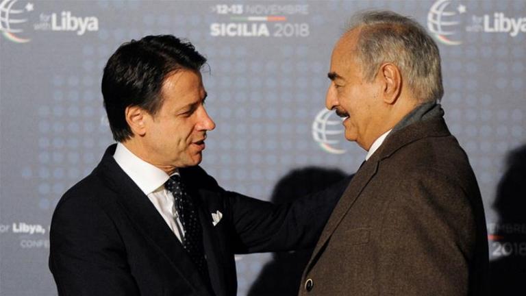 Ο Κόντε κάλεσε τον Χάφταρ να σταματήσει την επίθεση κατά του Σάρατζ