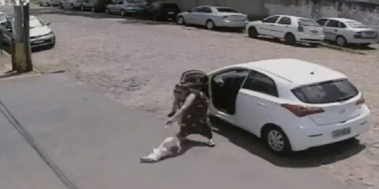 Το βίντεο της οργής: Γυναίκα εγκαταλείπει με την βία κουτσό σκυλάκι στο δρόμο