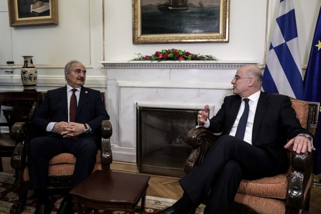 Δένδιας: Συμφωνήσαμε σε όλα με τον Χαφτάρ – Η Ελλάδα έτοιμη να βοηθήσει τη Λιβύη
