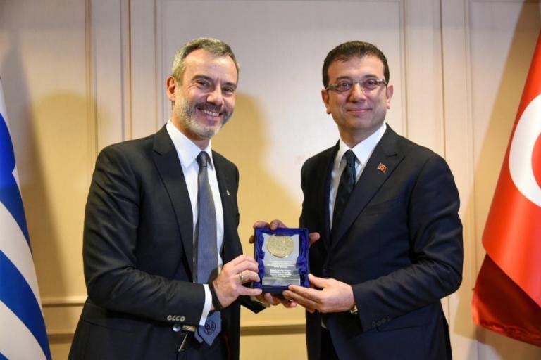 Συνάντηση Ζέρβα με Πατριάρχη Βαρθολομαίο και Ιμάμογλου