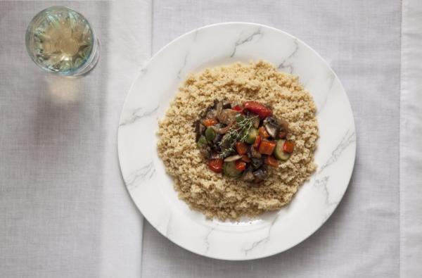 Κουσκούς με λαχανικά και αρωματικά