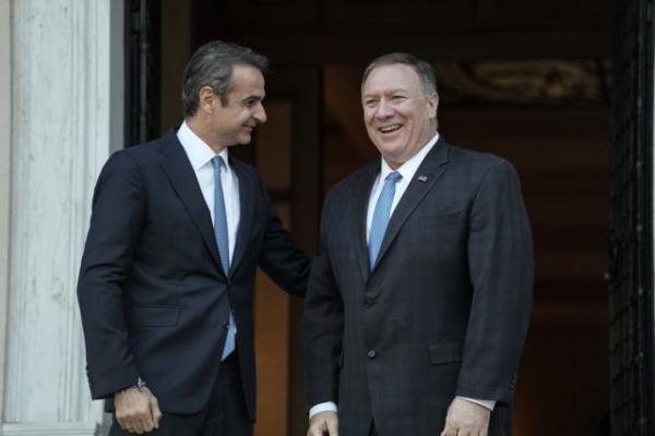 Πομπέο σε Μητσοτάκη: Η Ελλάδα ηγέτης στην Ευρώπη, κρίσιμος παίκτης στην Αν. Μεσόγειο