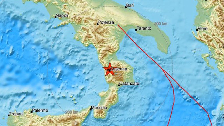 Ισχυρός σεισμός στην Ιταλία