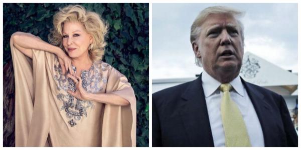 Μπέτι Μίντλερ: «Ο Τραμπ είναι ένα παράσιτο που κέρδισε τις εκλογές για τον Λευκό Οίκο»