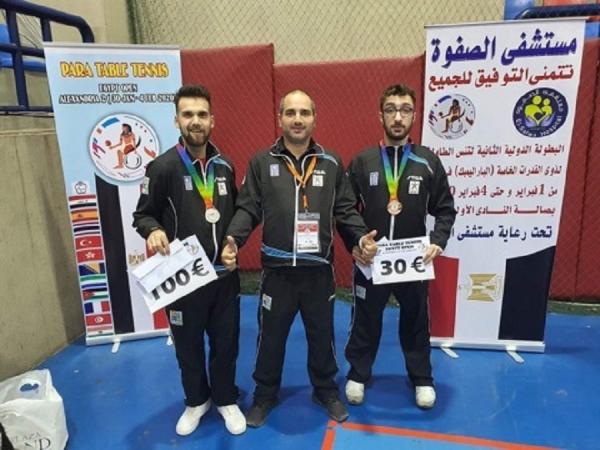 Πινγκ Πονγκ: «Ασημένιος» ο Μουχθής, «χάλκινος» ο Χατζηκυριάκος στο αιγυπτιακό όπεν Α.Με.Α.