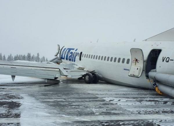 Ανώμαλη προσγείωση Boeing σε αεροδρόμιο της Ρωσίας