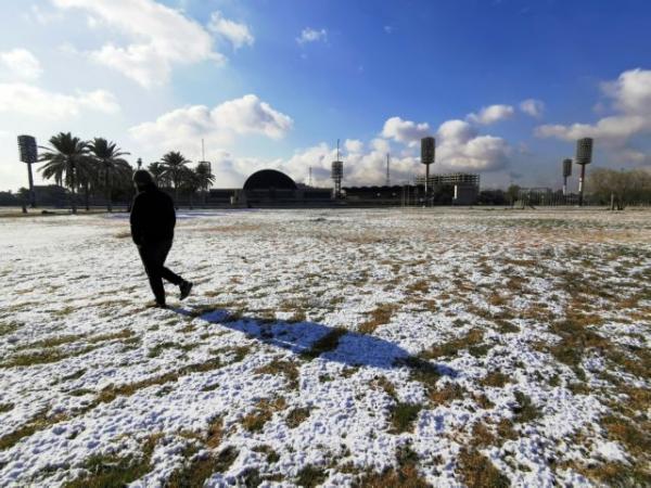 Στα λευκά η Βαγδάτη: Χιόνισε για δεύτερη φορά στη διάρκεια ενός αιώνα