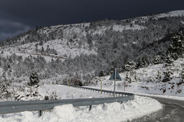 Αυξήθηκε στο 13% η χιονοκάλυψη της Ελλάδας